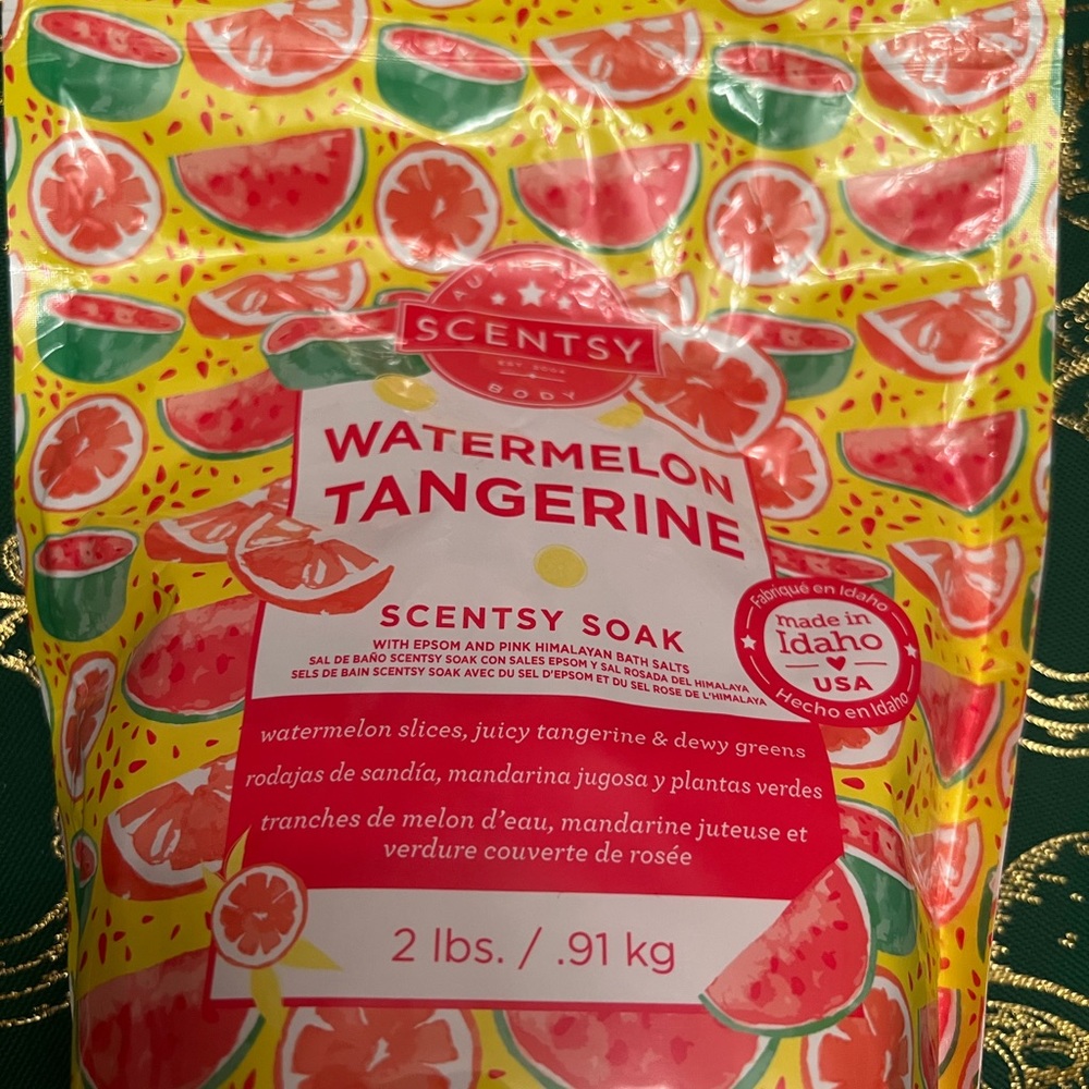 Scentsy Watermelon Tangerine Bath Soak New (discontinued)